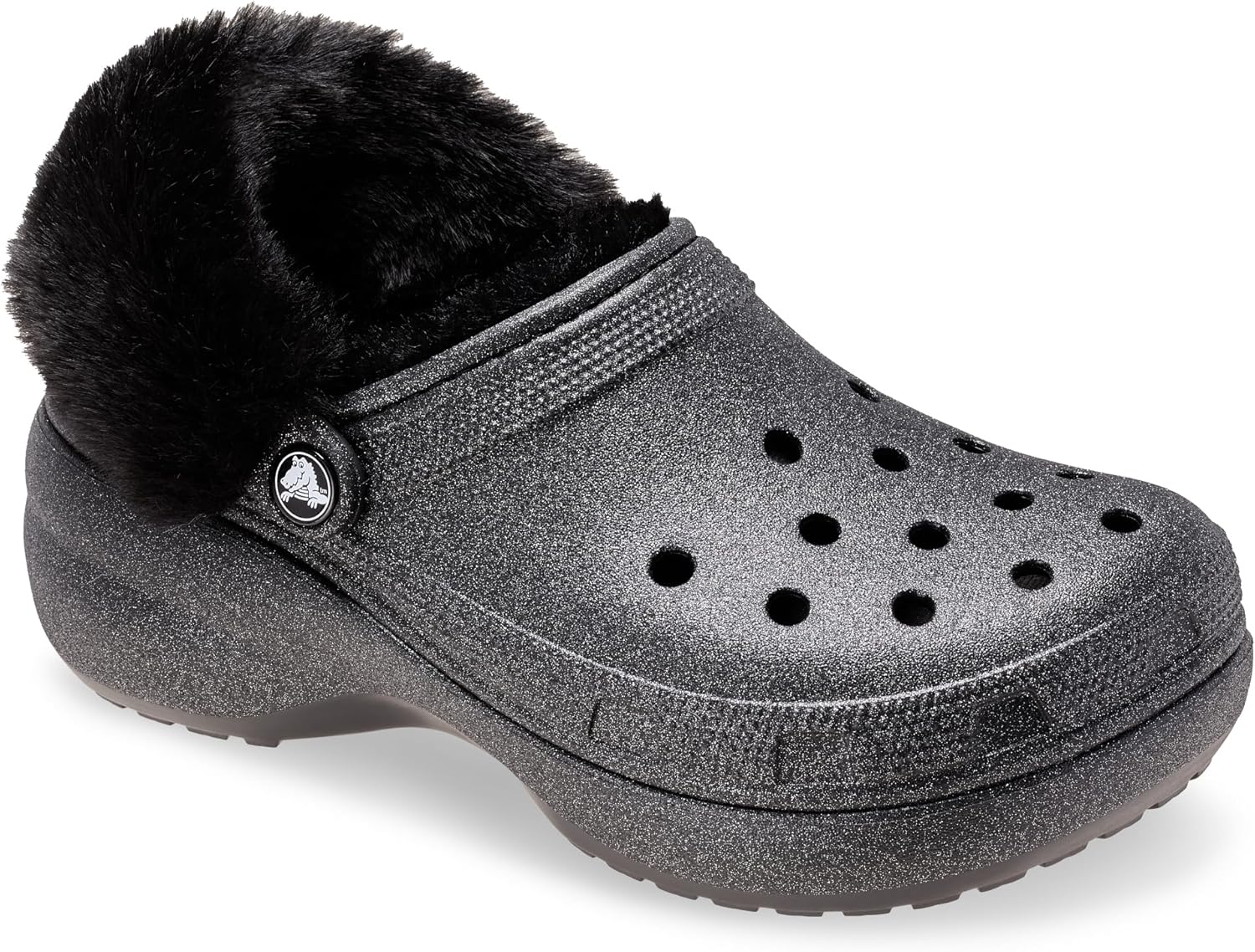 Crocs Women's Classic Lined Platform Clogs - Image 5