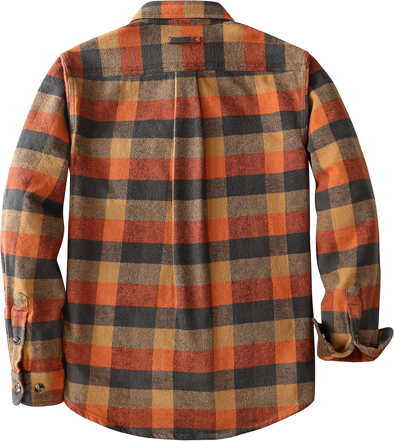 Dubinik® 13oz Ultra Heavyweight Flannel Shirt for Men Long Sleeve Casual Button Down Soft Cotton Plaid Warm Shirts - Image 4