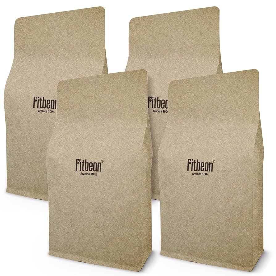 Amazon | Fitbean コーヒー豆 4袋セット (1.8kg (450g×4袋) 豆の