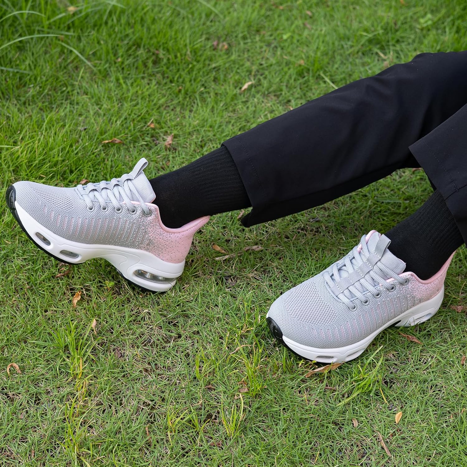 Womens Slip on Tennis Shoes Comfortable Running Sneakers Athletic Walking Gym Workout Jogging Footwear US 6-11