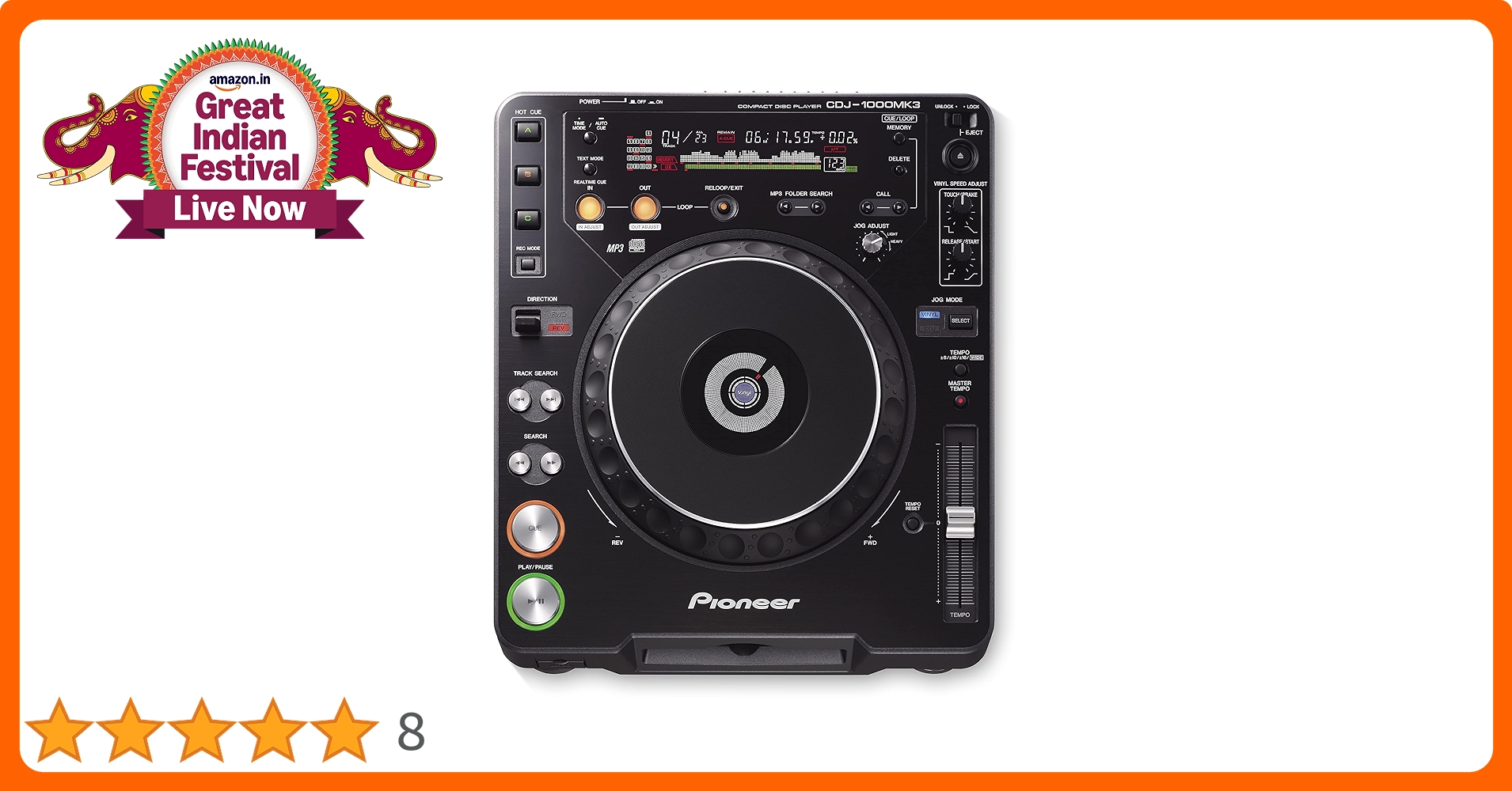 Pioneer CDJ-1000mk3 & DJM-600セット Pioneer DJ CDJ-1000MK3 Turntables w/2 Cases + DJM500 Mixer