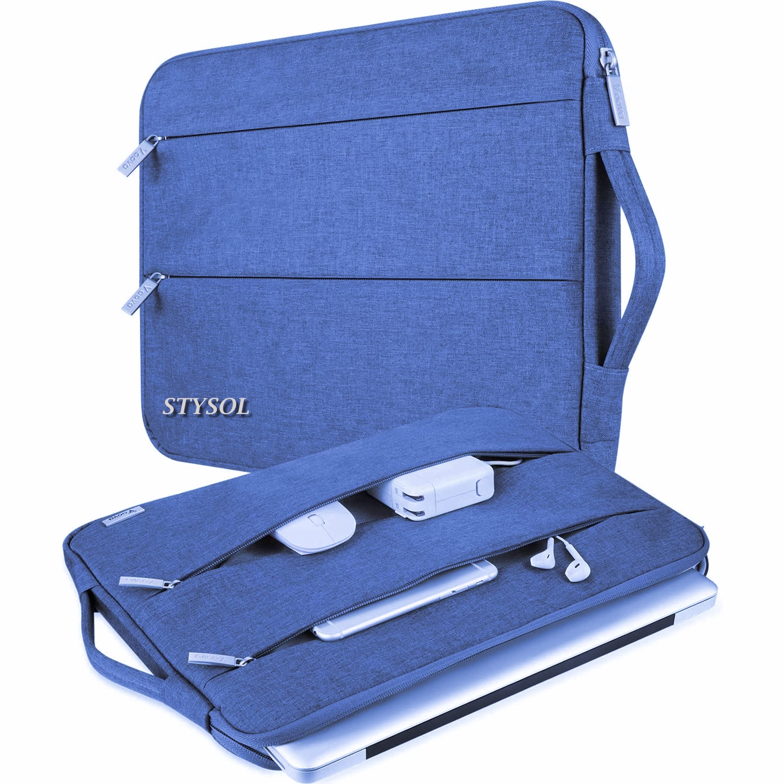 Stysol Laptop Sleeve Case Cover Pouch 15.6-inches laptopss for Men and Women | Slim Profile Neoprene, Soft Puffy Fabric Lining, 360° Protection, Smooth and Premium Zipper (B0BG2G9GNH) Amazon Price History, Amazon Price Tracker