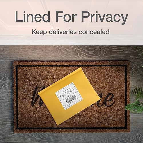 Miniatura 16 de Quality Park Sobres de burbujas, 8.25 x 11 pulgadas, sobres acolchados de papel kraft, sobres de envío marrones duraderos, cierre autosellado, 25