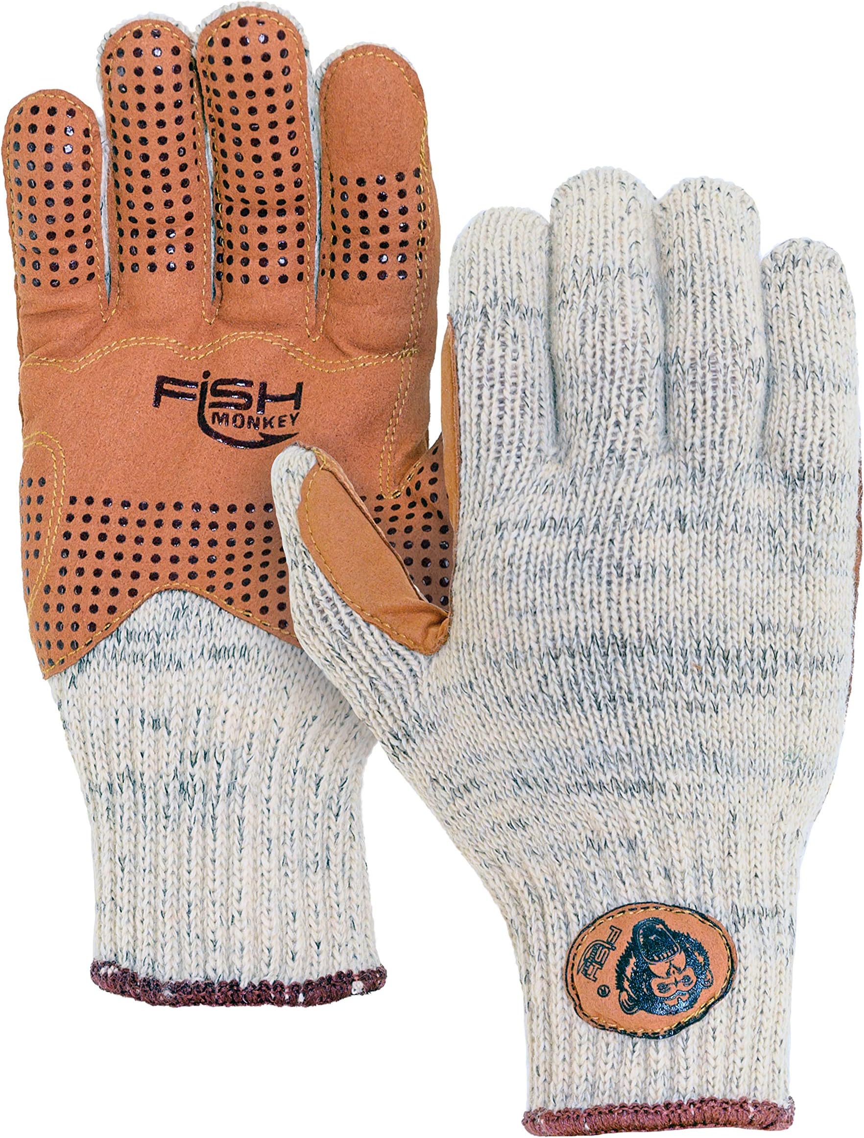 Fish MonkeyWool Full Finger Winter Cold Ice Fishing Glove with Four Way Stretch and Non-Slip Superior Grip for Women and Men