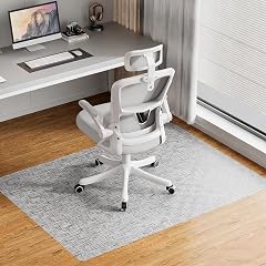 Delamu Office Chair Mat for Hardwood Floor 30 48 Non-Slip PVC Woven Desk Chair Mat Heavy Duty Hard