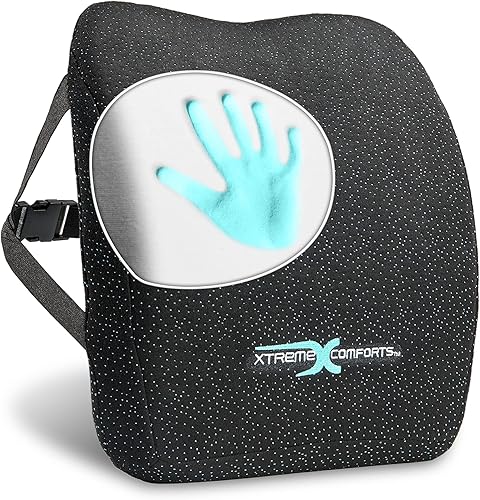 Xtreme Comforts Almohada lumbar de apoyo para la espalda para el cojĂn de la silla de la oficina cojines de la silla de la casa y asiento de coche Xtreme Comforts Almohada lumbar de apoyo para la espalda para el cojĂn de la silla de la oficina cojines de la silla de la casa y asiento de coche