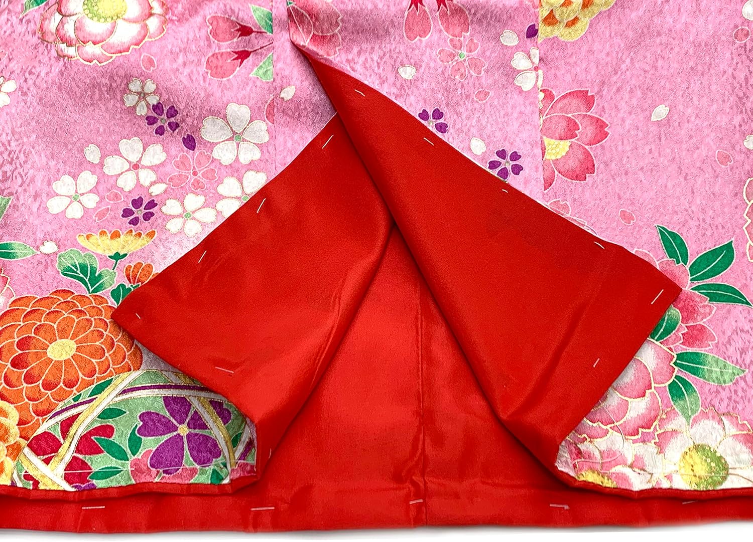 七五三　三歳・五歳の女の子のお支度　正絹お被布とお着物セット　ひな祭り 楽天市場】七五三 3歳 着物 被布セット 白木蓮 女の子 suger kei