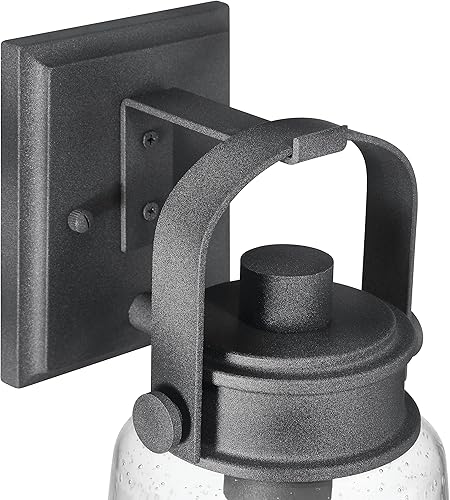 Miniatura 6 de Gage - Luz industrial para exteriores de vidrio y metal de semillas cónico y metal, zinc envejecido dorado (Tuscan Gold),Zinc envejecido