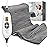 Pure Enrichment PureRelief XL Heating Pad - 12 x 24 Electric Heating Pad for Back Pain & Cramps, 6 Heat Settings, Soft Machine Wash Fabric, Auto-Off & Moist Heat (Charcoal Gray)