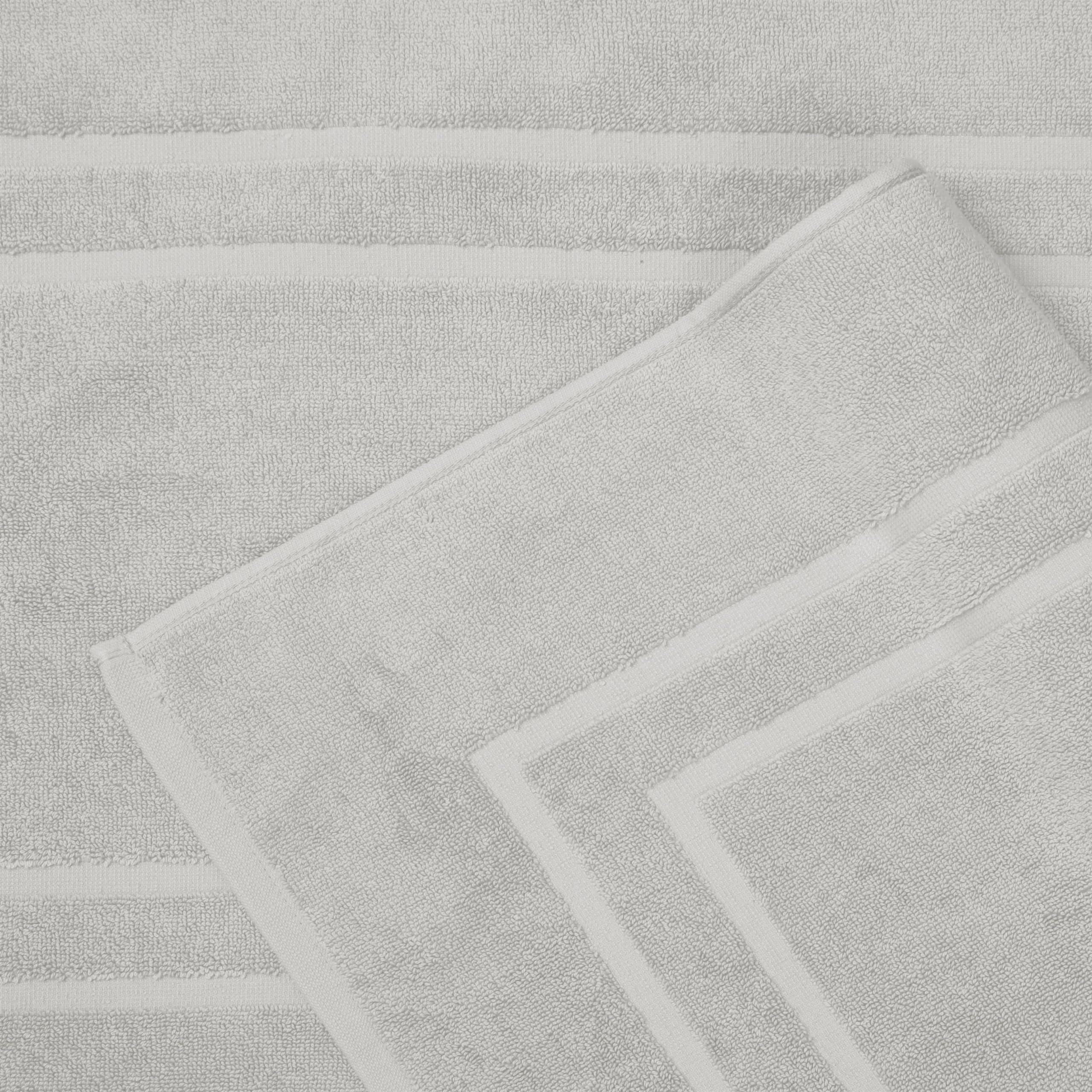 Pióro i ścieg, 100% bawełna, frotte, maty łazienkowe, 2 sztuki, takie jak maty łazienkowe (76 x 50 cm) hotel spa łazienka prysznic wanna maty podłogowe [nie dywanik łazienkowy] miękkie chłonne maty