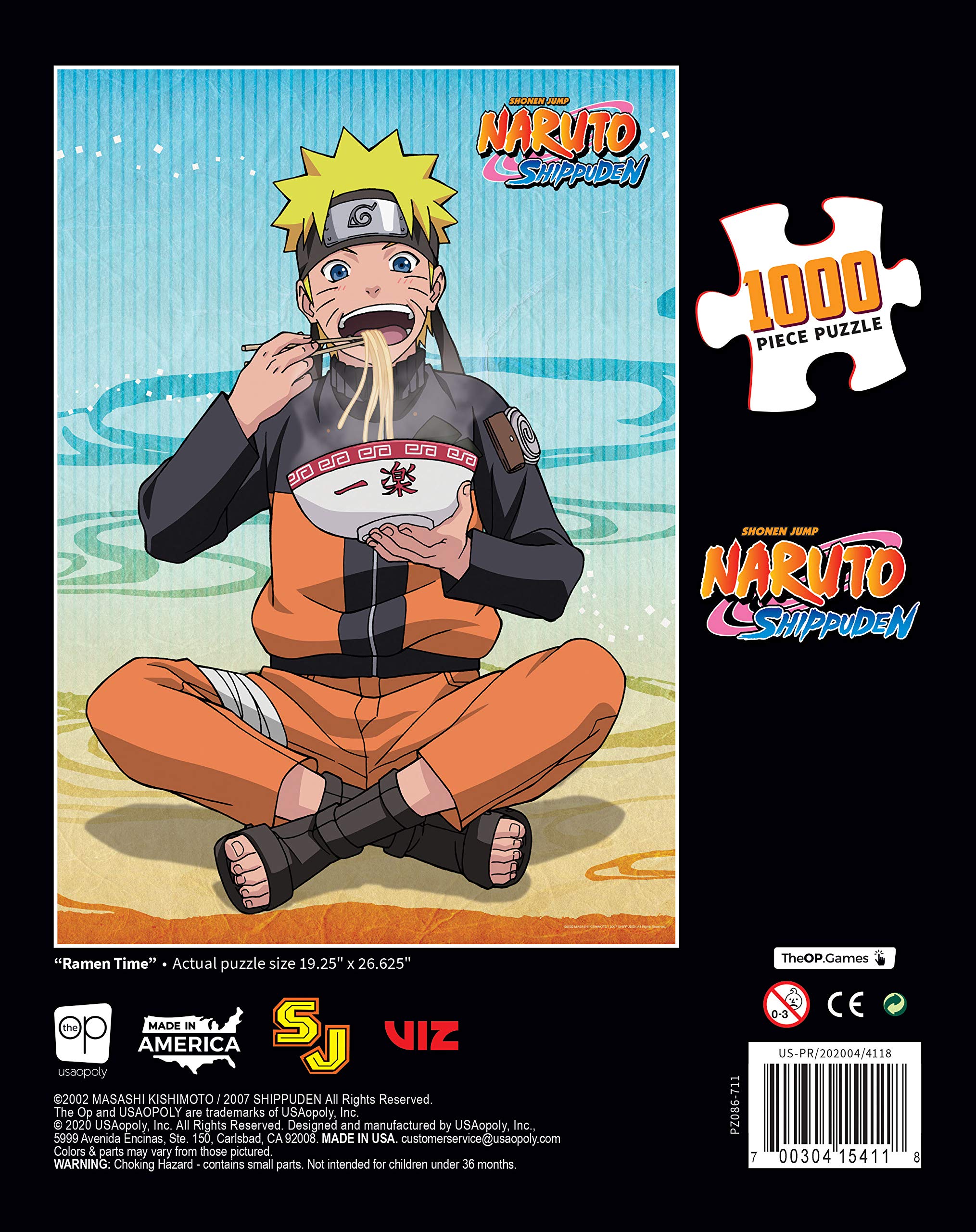 Buy USAOPOLY Naruto Ramen Time 1000 Piece Jigsaw Puzzle Officially