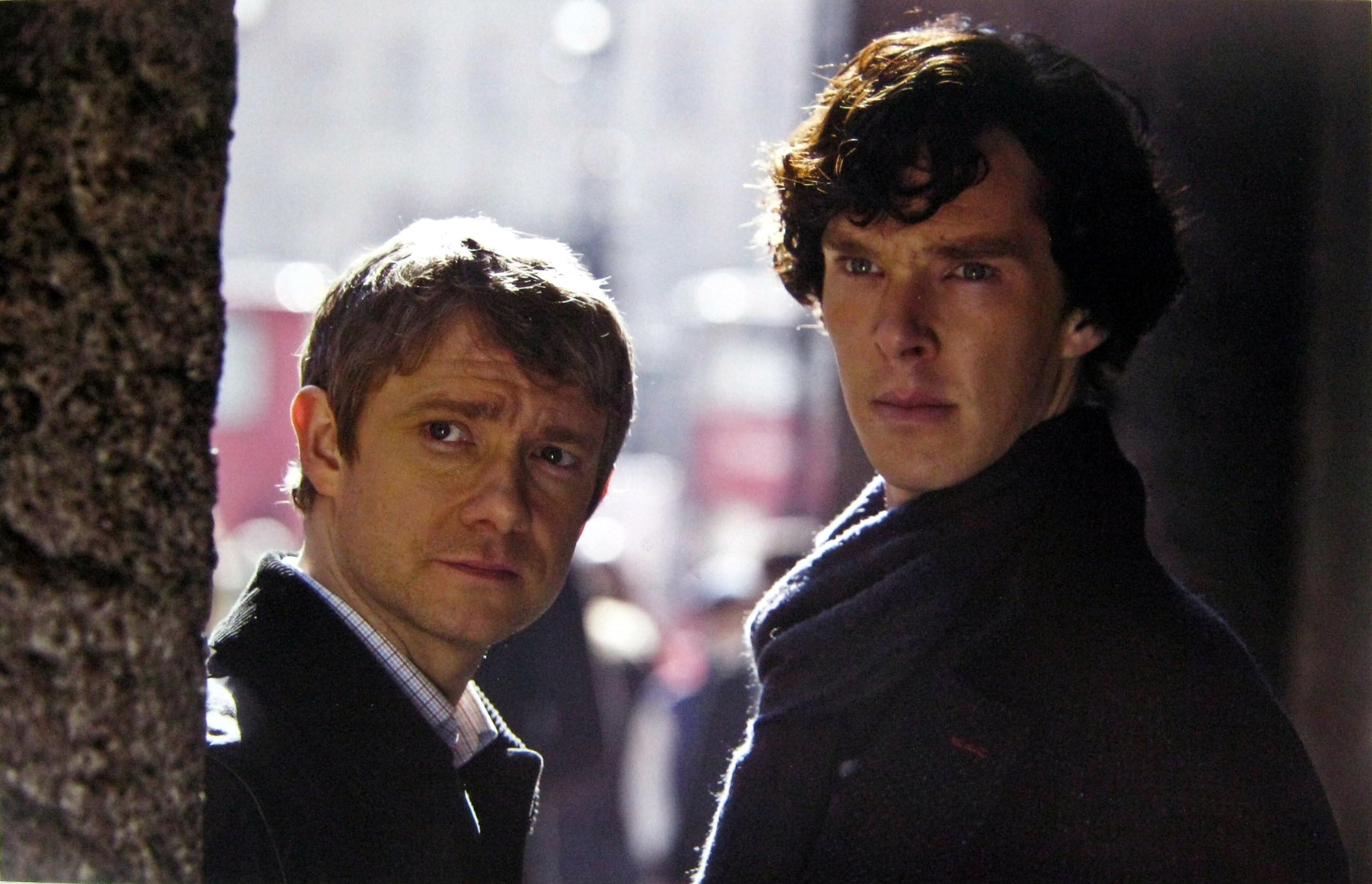 BBC Sherlock UK Imported 17" X 11" Sherlock Holmes and Watson Print