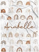 Vista 24 de MDPrints - Mantas de bebé personalizadas de princesa para niñas, mantas de bebé personalizadas con nombre, forro polar de felpa Minky (princesa rosa)