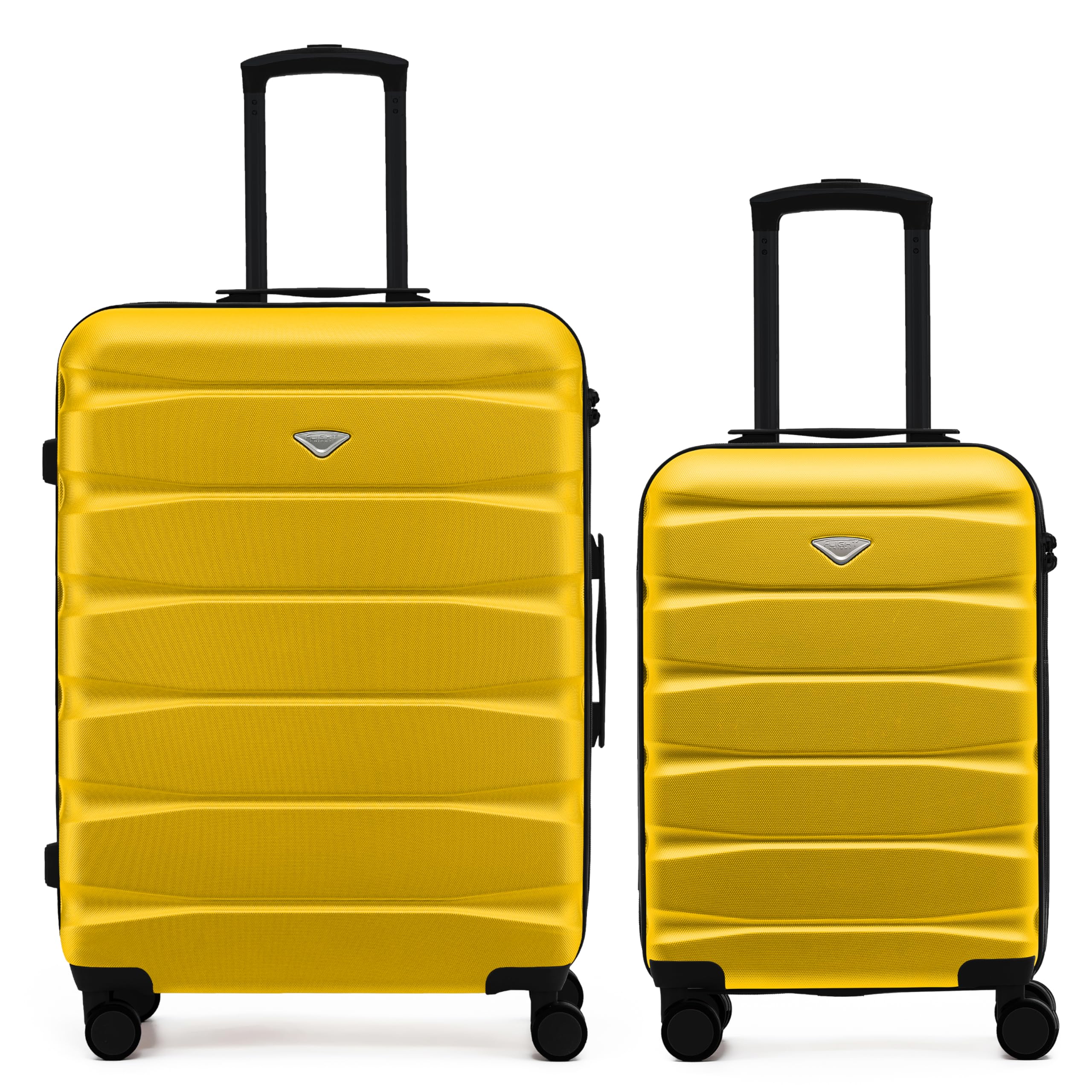 Flight Knight Underseat Cabin Suitcase 45x36x20cm | Free Hand Luggage for EasyJet & Wizz Air | Lightweight ABS Hard Shell with 8 Silent-Glide Spinner Wheels | Max Space Travel Bag — view 116