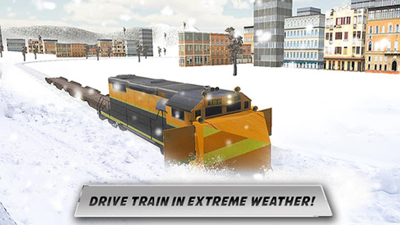 New Snow Plow Bullet Train Driving Transport 3D Simulator Games for