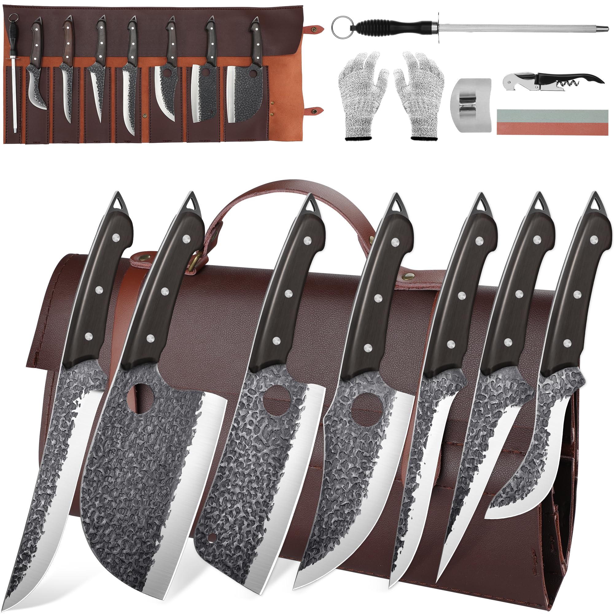 ROCOCO Butcher Cleaver Knife Set