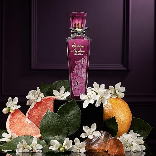 Miniatura 7 de Christina Aguilera Violet Noir, Perfume para mujer, Eau de Parfum en aerosol, 1.0 fl. oz.