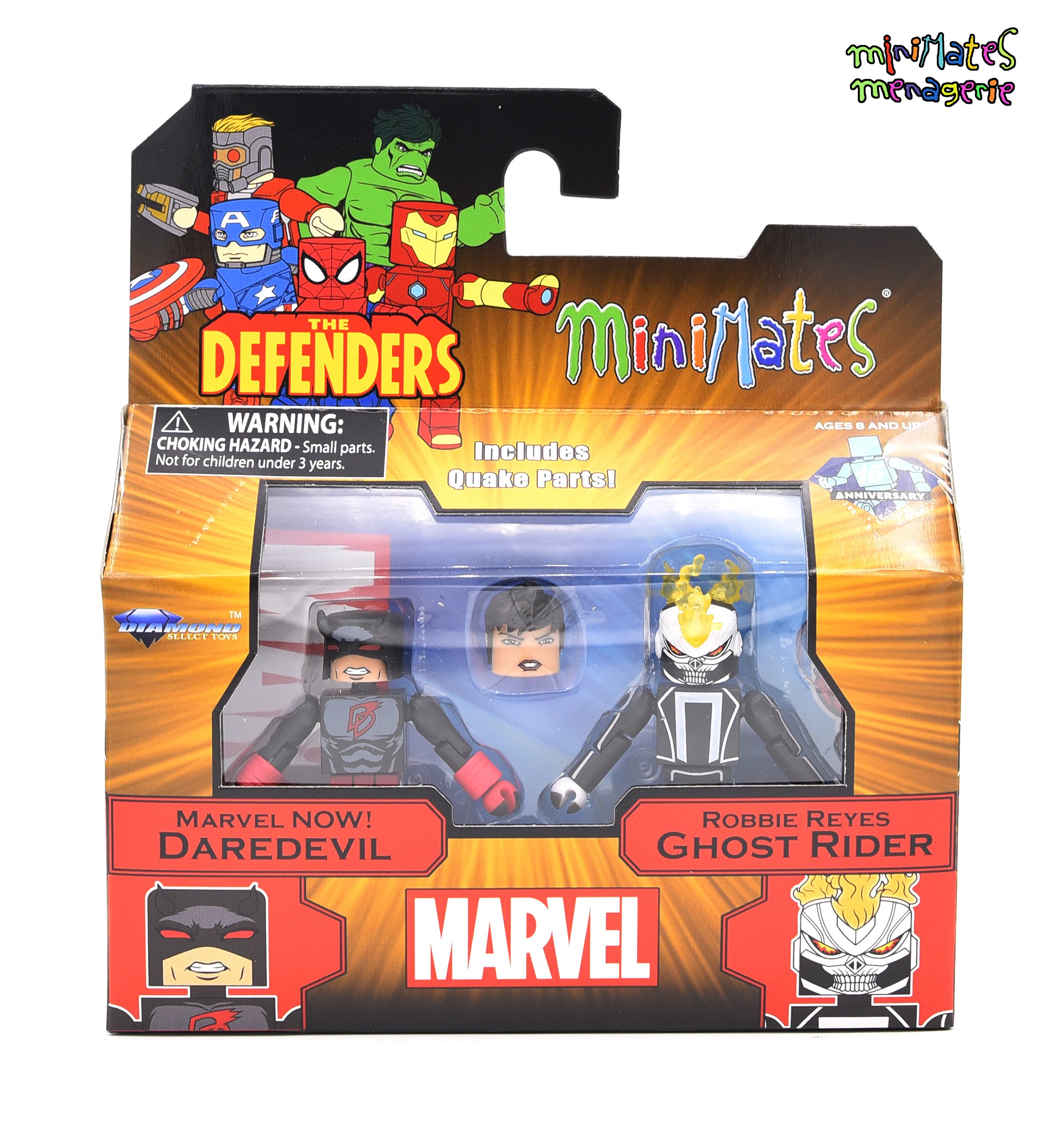 Minimates Marvel Series 75 Marvel Now! Daredevil & Robbie Reyes Ghost Rider