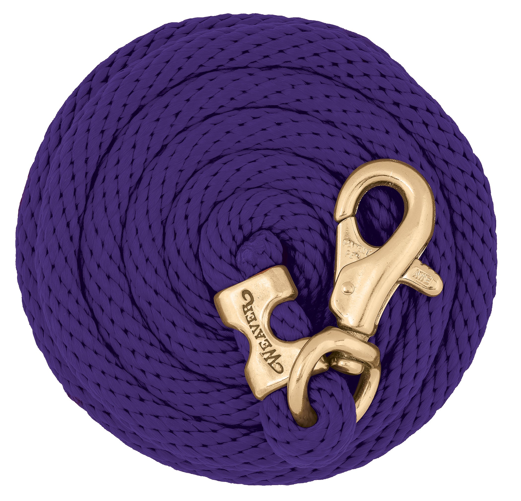 Weaver Leather Poly Lead Rope , Purple, 5/8" x 10'