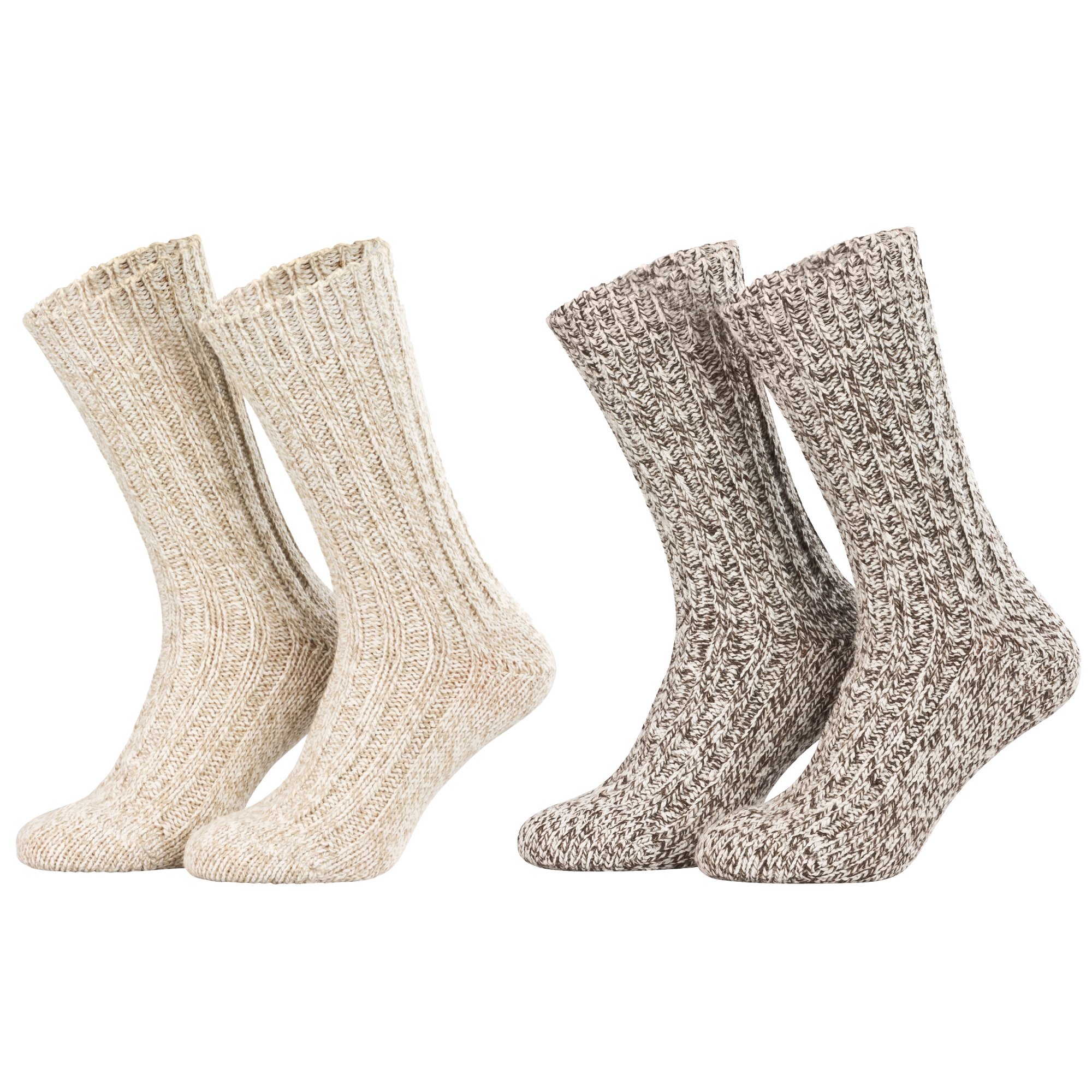 Piarini 1 Paire De Chaussettes Traditionnelles Pour Homme - Chaussettes Traditionnelles Avec Motif Tresses - Avec Enveloppe En Laine Longue, Gris Sapin, 47-48 EU