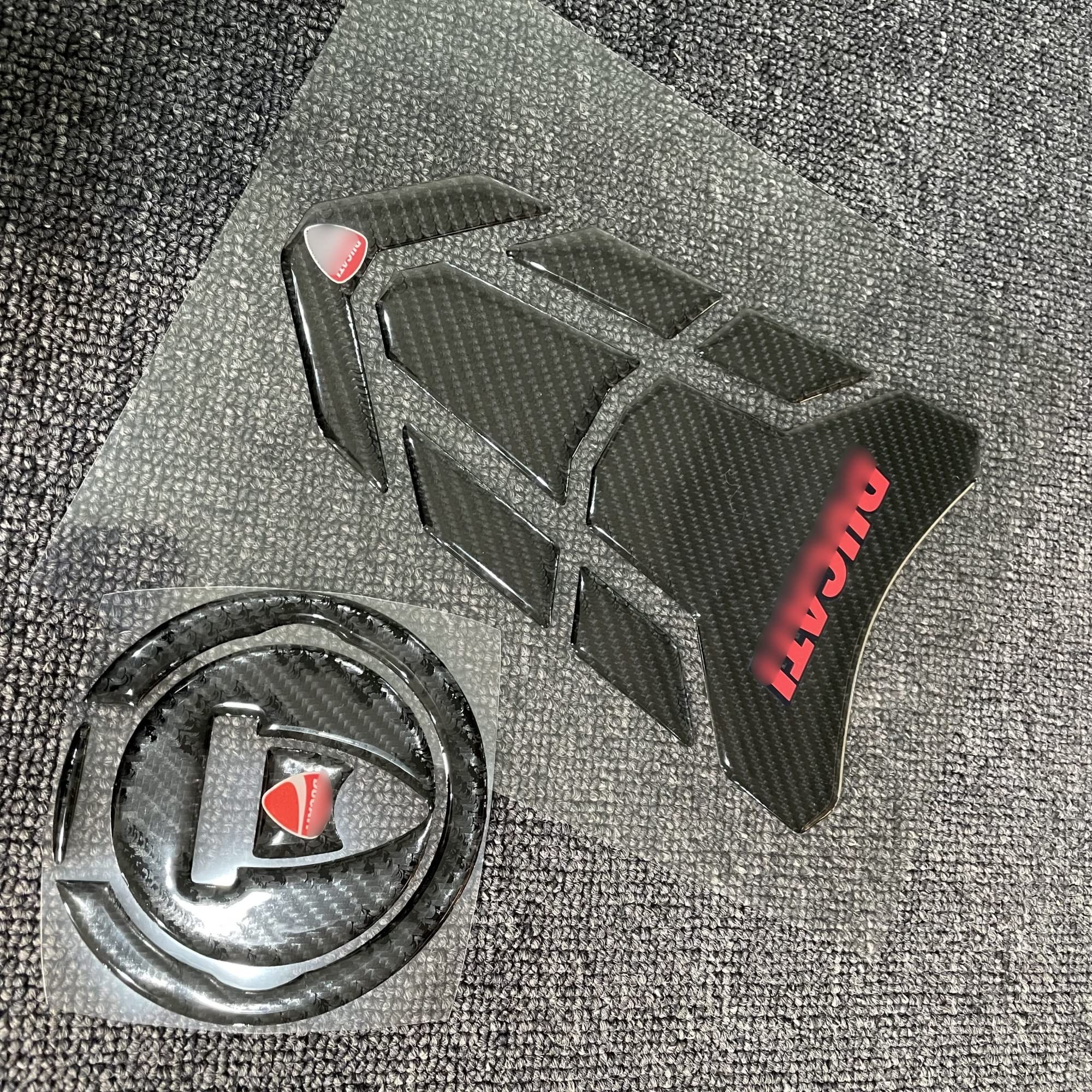 Protection réservoir carbone Panigale V2 V4 gel de course haute résistance