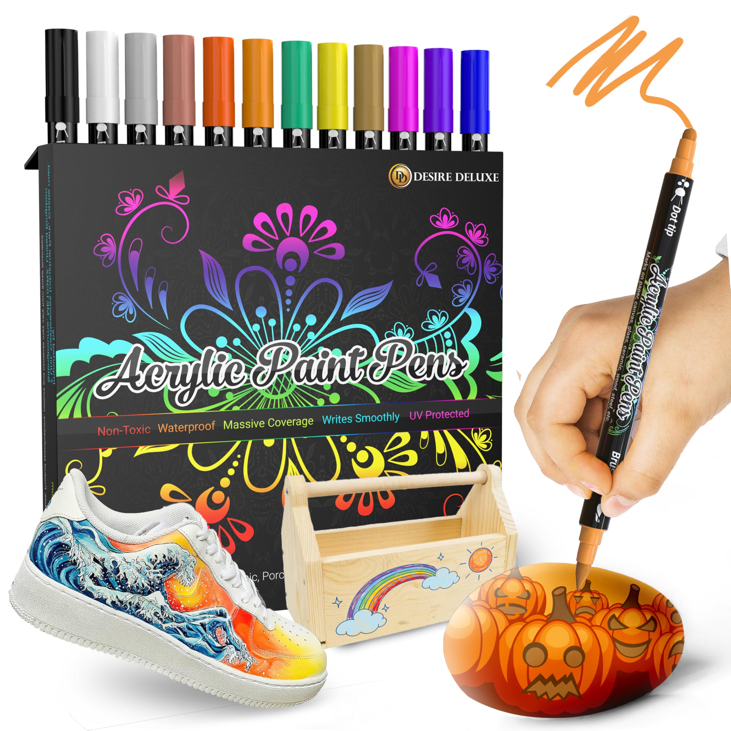 Acrylic Pen Set 12 PC