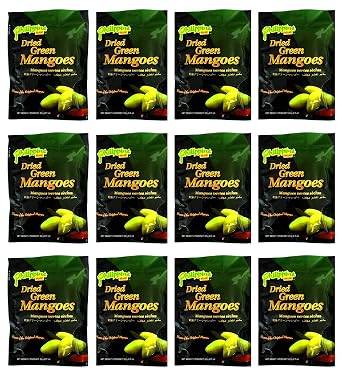 Philippine Brand Dried Mangoes Variety Assortment 5 Single Serve bags 0.7 oz each bag