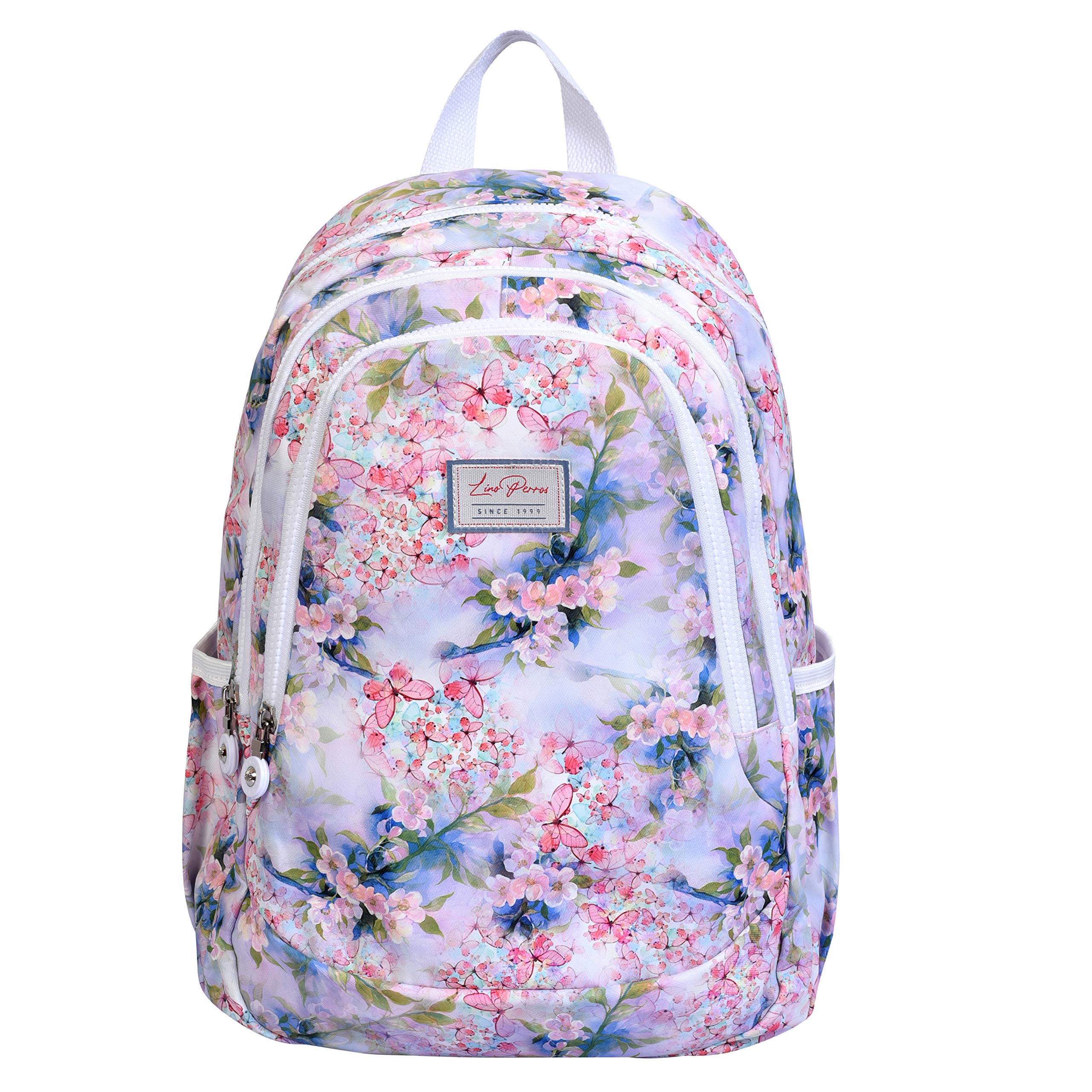 Women Multi Colored Floral Print Backpack-image-47