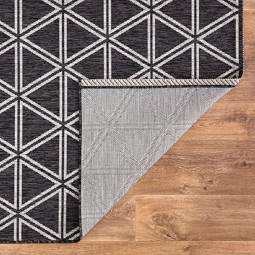 Miniatura 8 de Keen Home Design Alfombra de exterior lavable de 6 x 9 pies para interiores y exteriores, para patio, balcón, cocina, jardín, playa, terraza y