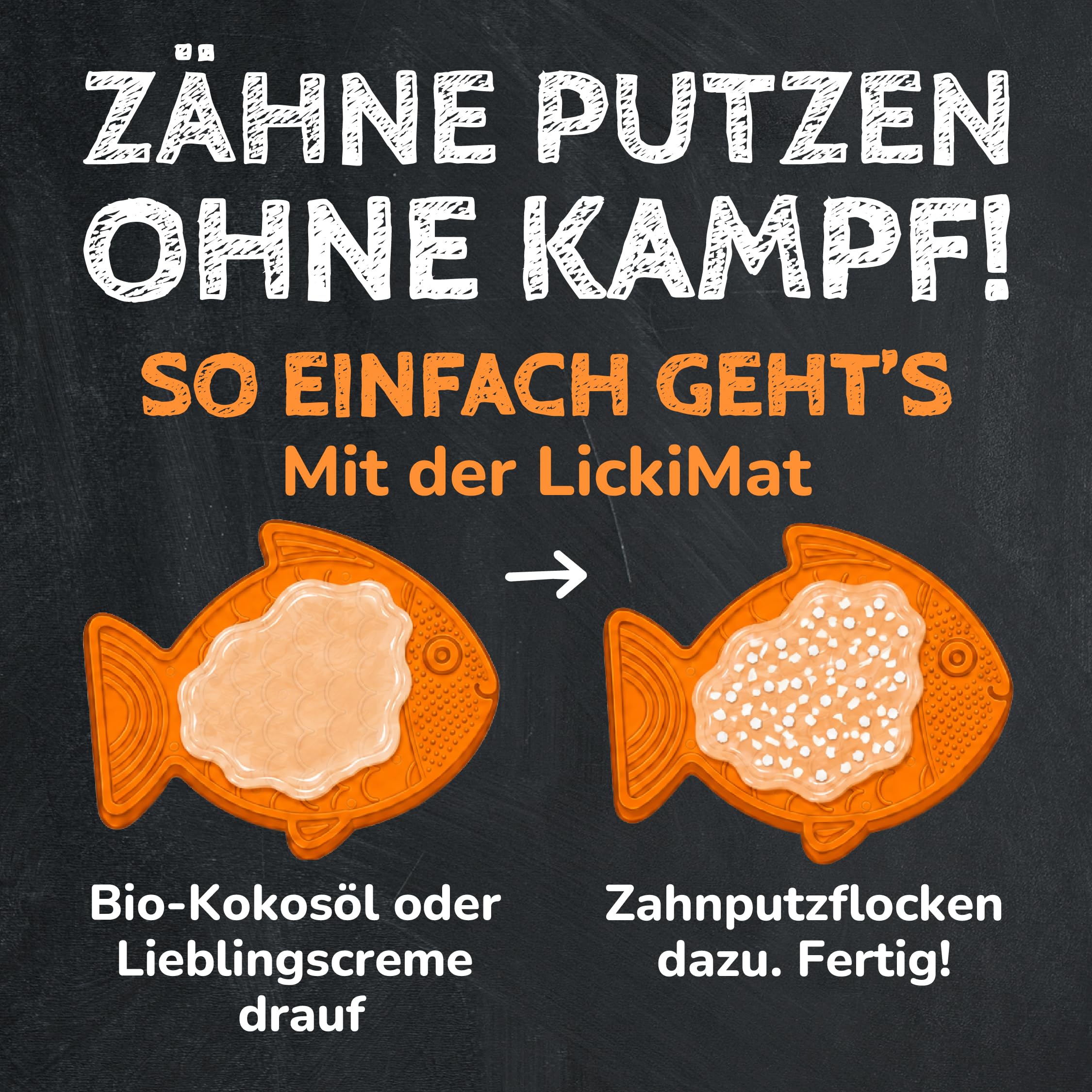 QCHEFS 2er Pack Großpackung Papie ZAHNPUTZFLOCKEN Katze Zahnpflege zum Lecken von Schleckmatte mit Nassfutter, Lachsöl, Katzenmilch, Malz Paste, Katzenfutter oder Leckerli