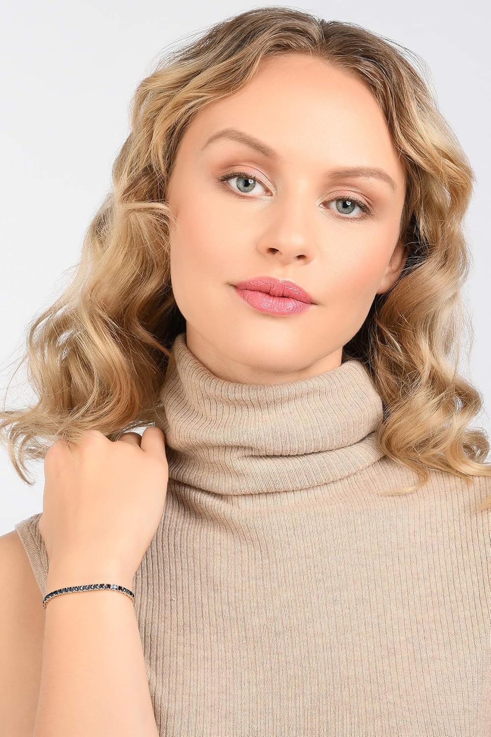 ZAVANA Adjustable Bracelets for Women, Dainty Slider Tennis Bracelets for Women with Clear or Coloured Cubic Zirconia Stones, Cute Bolo Bracelet for Women - Image 3