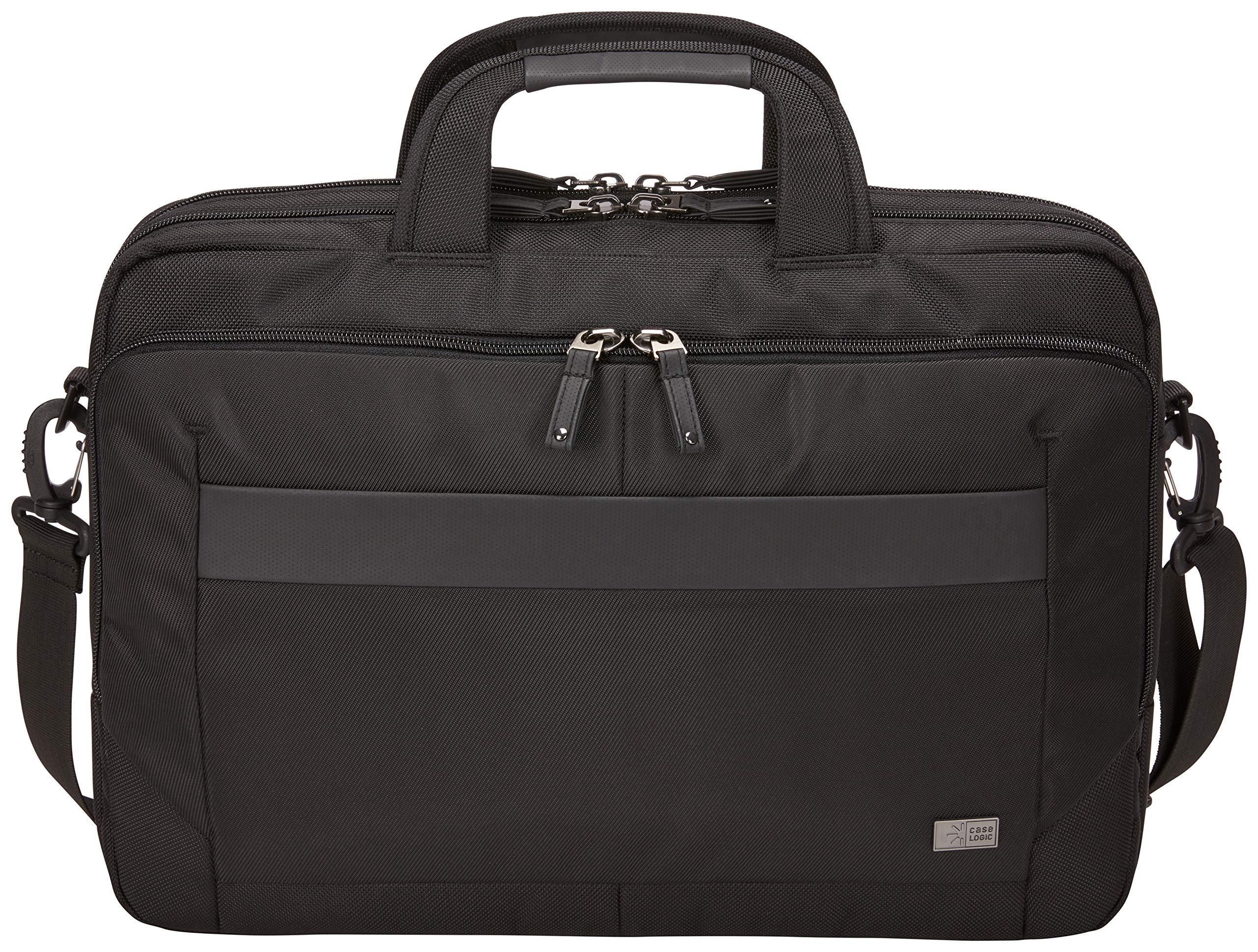 Case Logic Notion - Funda para portátil de 15,6" (acolchado de espuma EVA, bolsillo para tablet, compartimentos adicionales para accesorios, gran comodidad), color negro