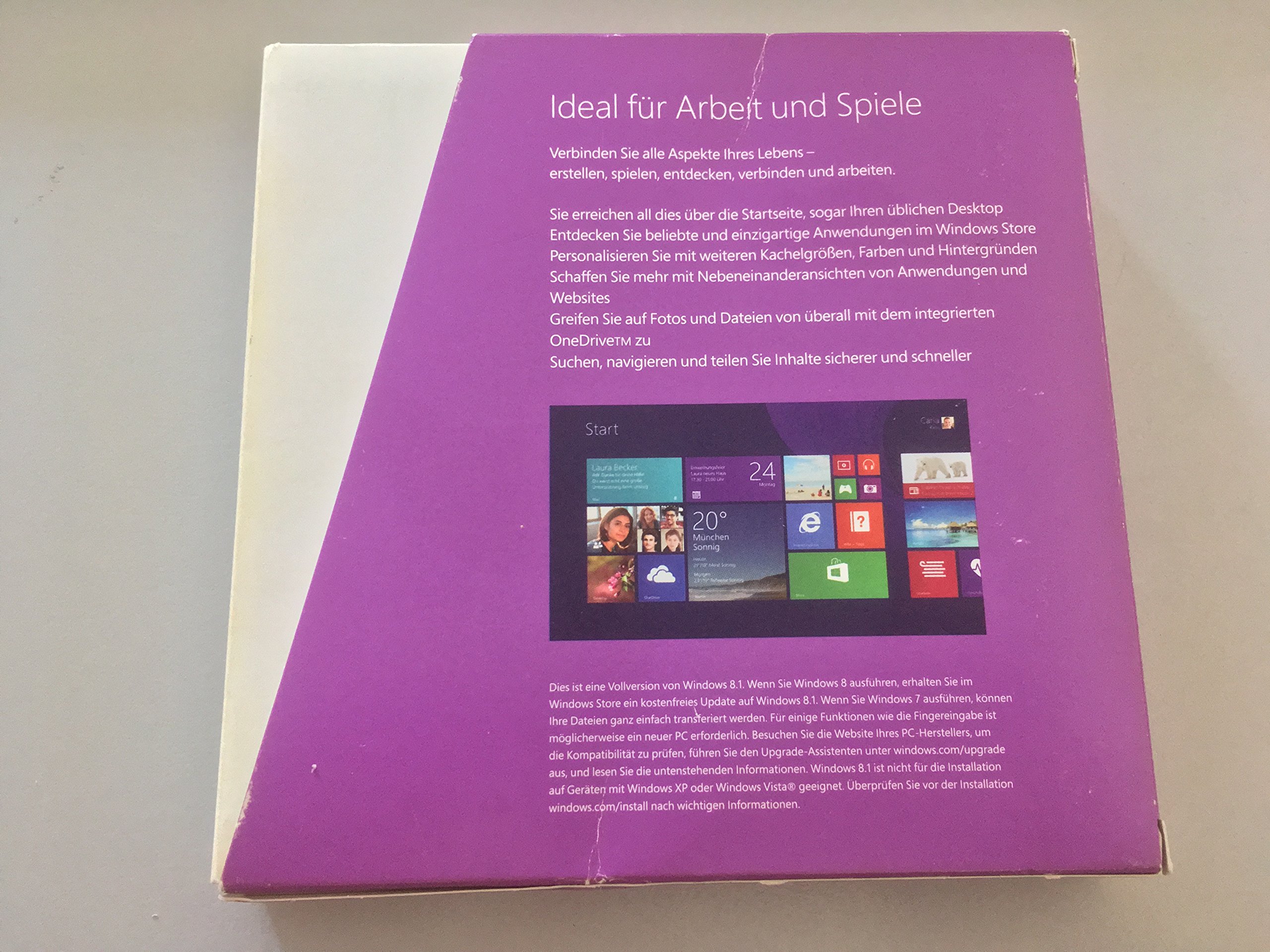 Windows 8.1 Vollversion 32/64 Bit
