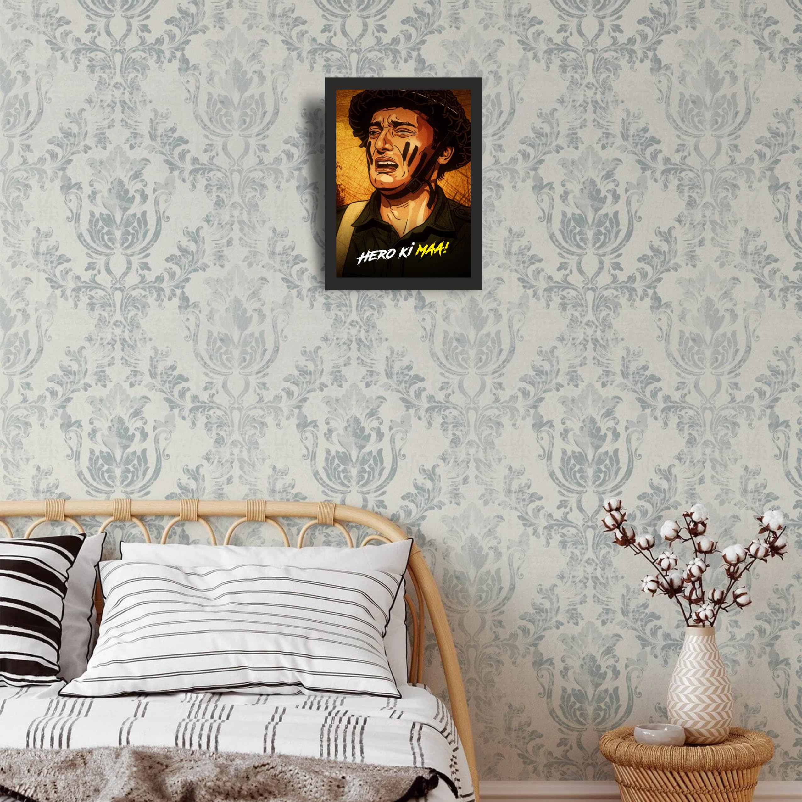 Sapne vs Everyone Hero Ki Maa Comic Photo Frame A4 Black
