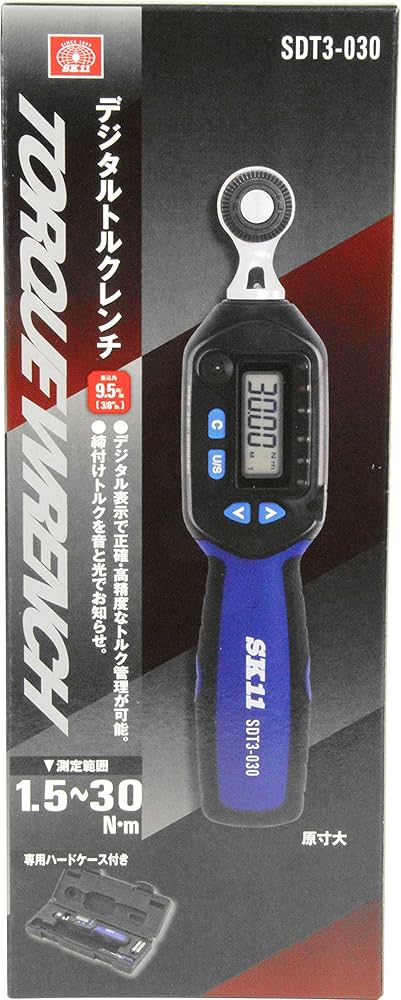 Amazon | SK11 デジタルトルクレンチ 差込角 9.5mm 1.5~30N・m SDT3