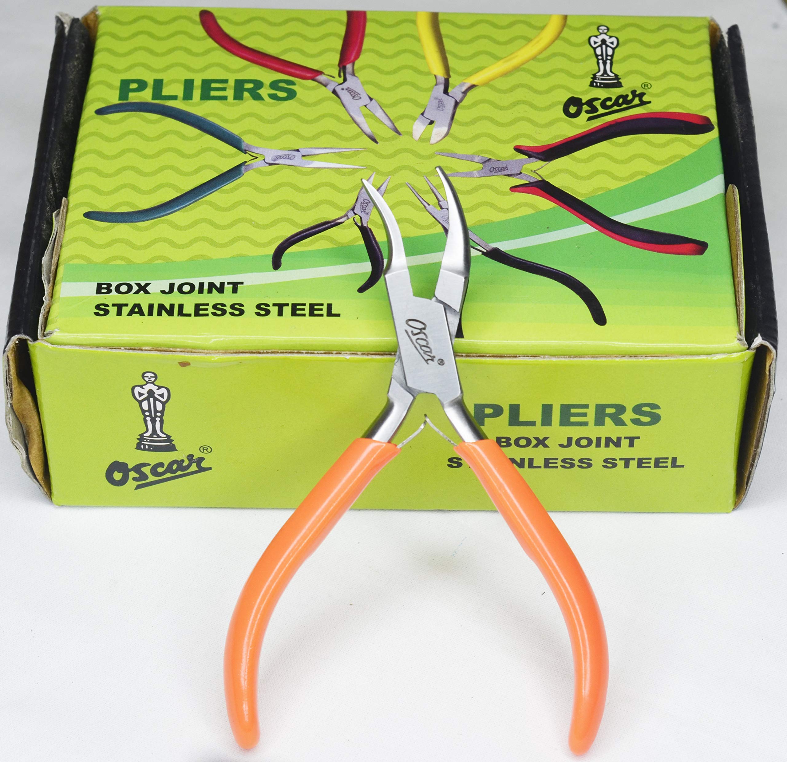 Oscar Quality Side Bent Nose Pliers Beading Jewellery Fishing Crafts PVC Grips 5 Inch 3