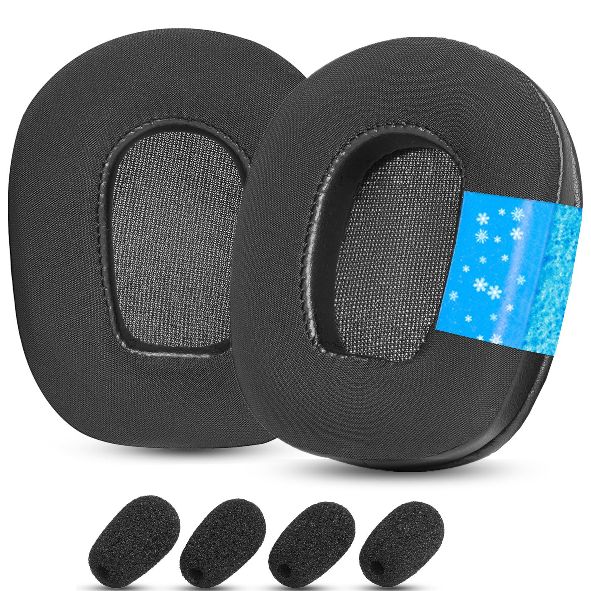 Cooling Gel Ear Pads Compatible with BlueParrott B350 XT B350XT Noise Cancelling Headset Memory Foam Cushions with Breathable Ice Silk Fabric