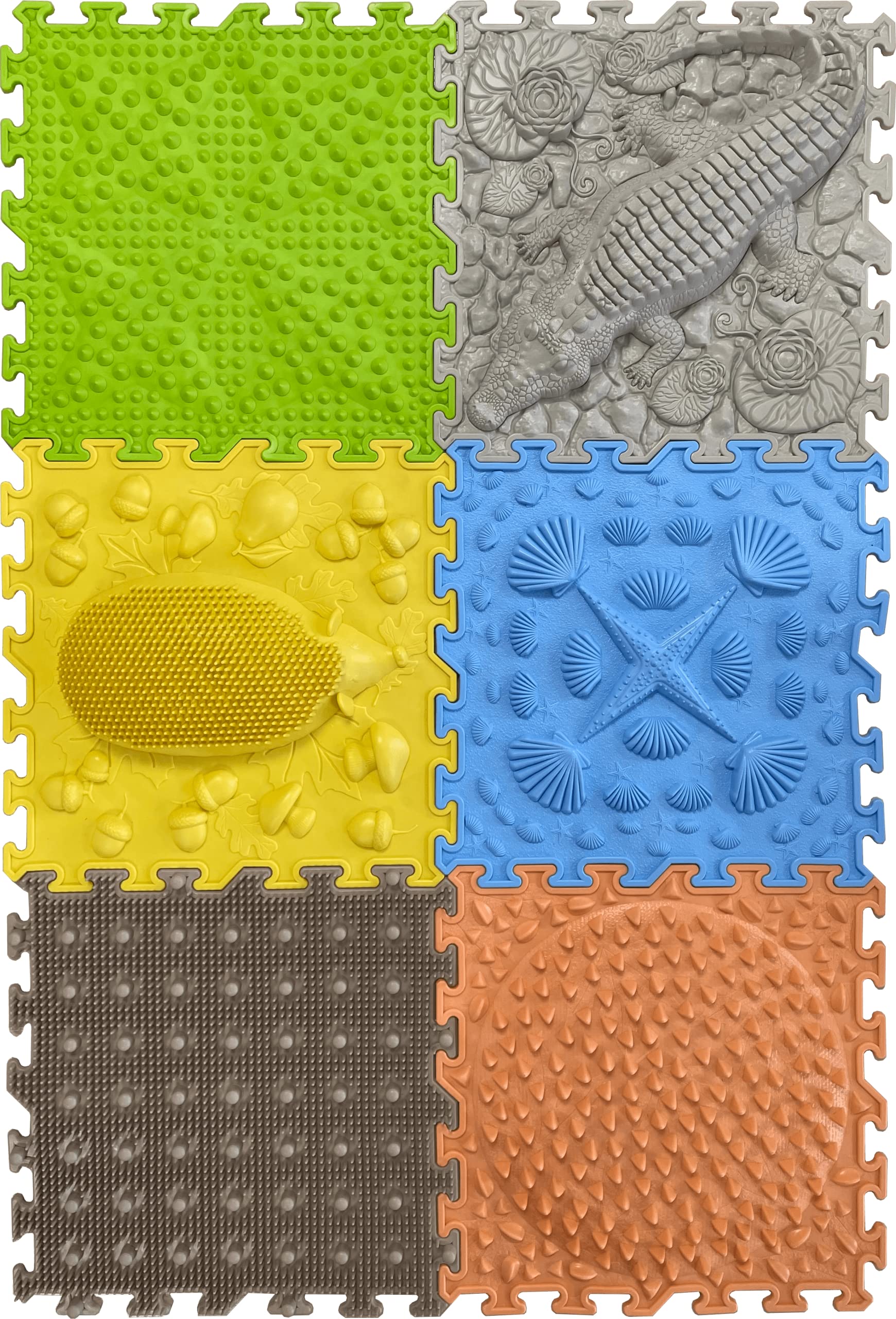 Buy ORTO NATURE Massage Puzzle Floor Mats Orthopedic Game Mat for