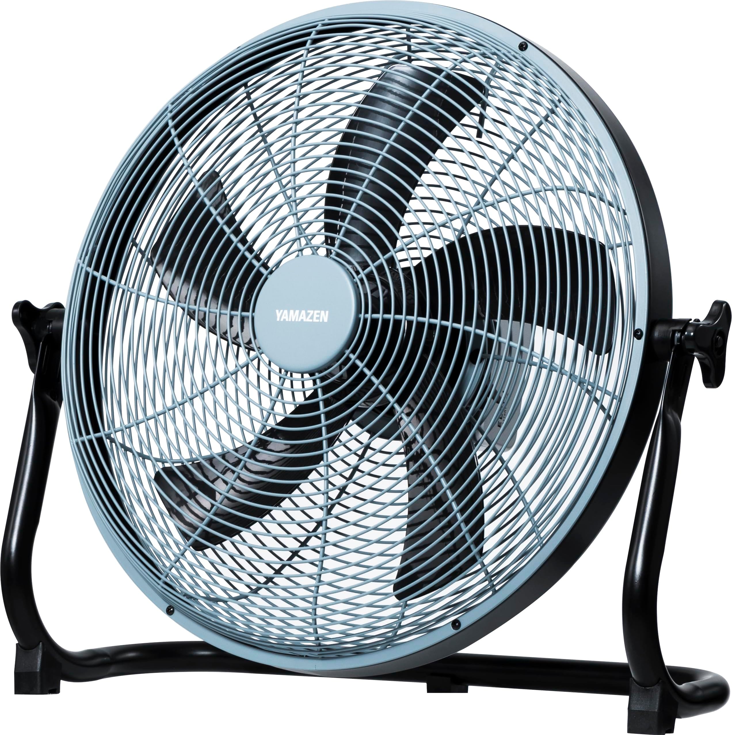 Amazon.co.jp: [山善] 業務用扇風機 45cm 工場扇 大型扇風機 壁掛け式 左右自動首振り 上下角度調節 風量3段階調節 屋外 ...