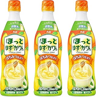 アサヒ飲料 ほっとゆず・かりん 470ml×3本 [希釈用]