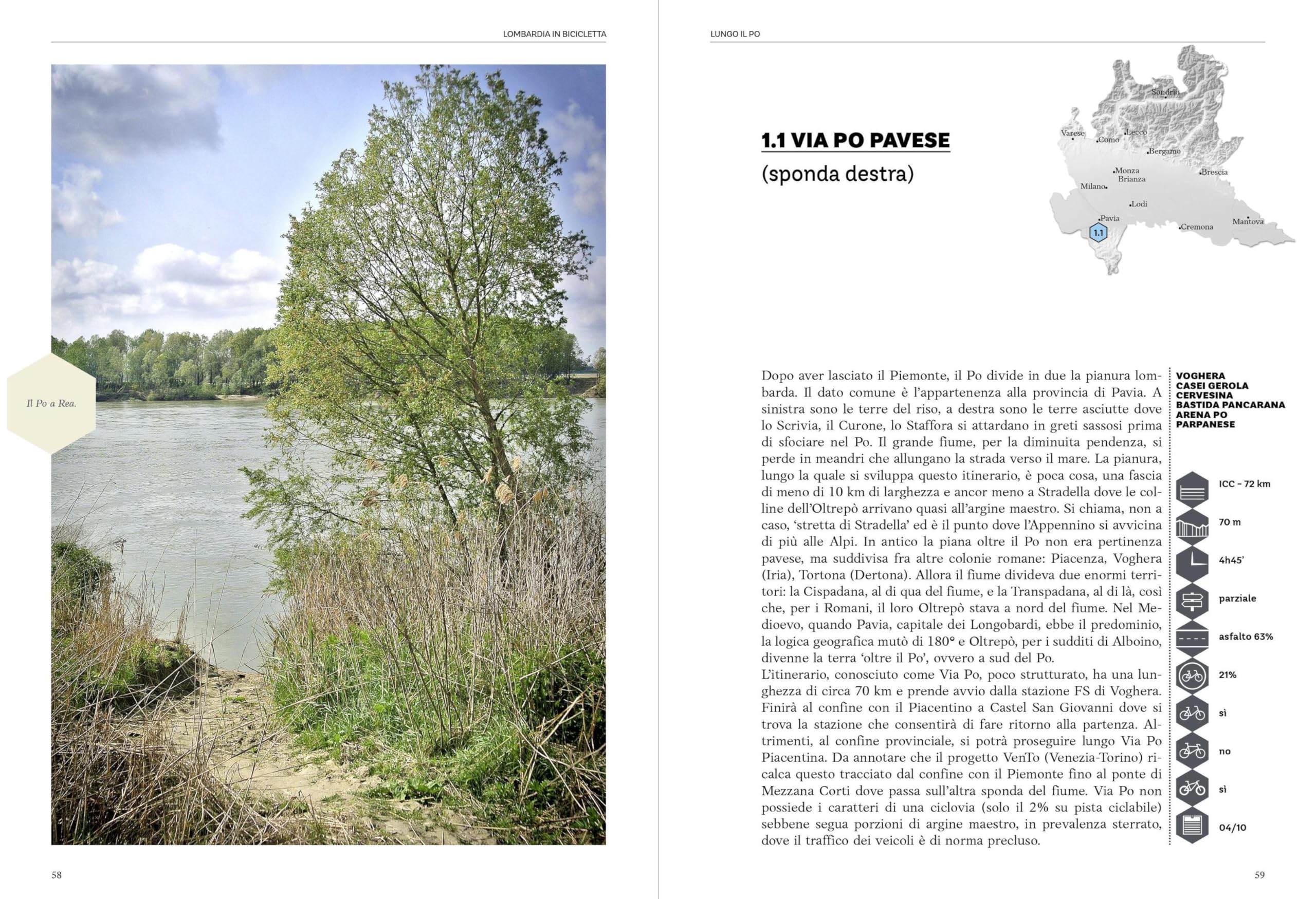 Lombardia in bicicletta. Guida completa agli itinerari ciclabili e ciclocampestri, alle ciclovie, alle piste ciclabili e alle greenways