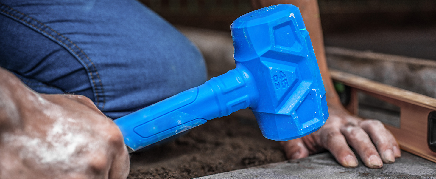 Amazon.com: REAL STEEL Dead Blow Hammer 28 Oz Rubber Mallet Non