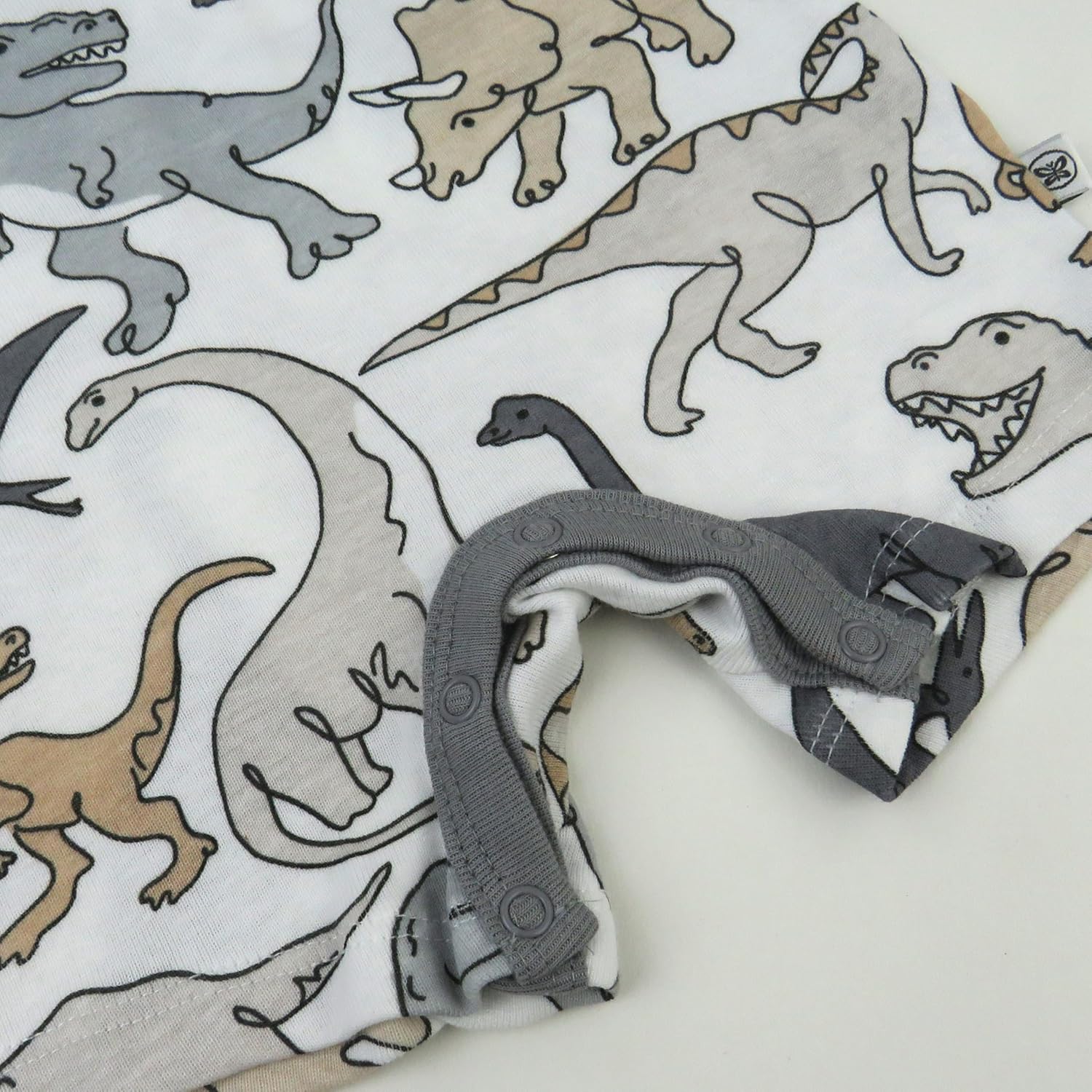 HonestBaby Short Sleeve and Tank Romper 100% Organic Cotton for Infant Baby and Toddler Boys - Image 7