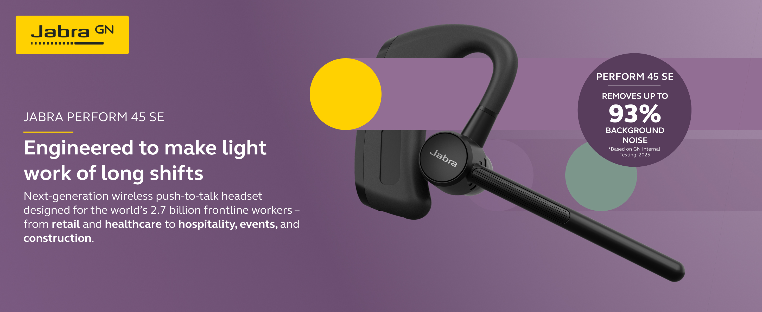Amazon.com: Jabra Perform 45 SE, Push-to-Talk Bluetooth Wireless