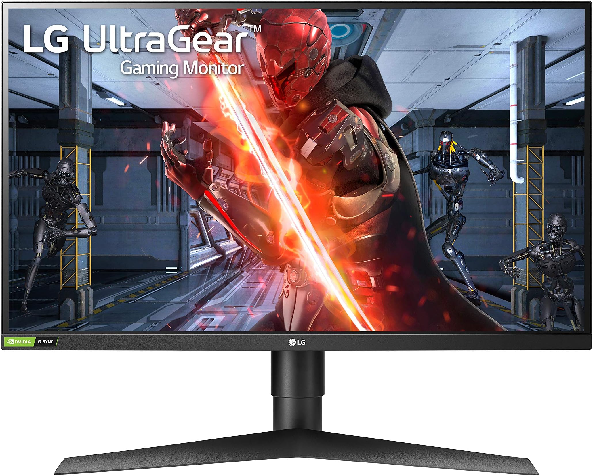LG 27GN750-B UltraGear Gaming Monitor 27โ FHD (1920x1080) IPS Display, 1ms Response, 240HZ Refresh Rate, G-SYNC Compatibility, 3-Side Virtually Borderless Design, Tilt, Height, Pivot Stand - Black