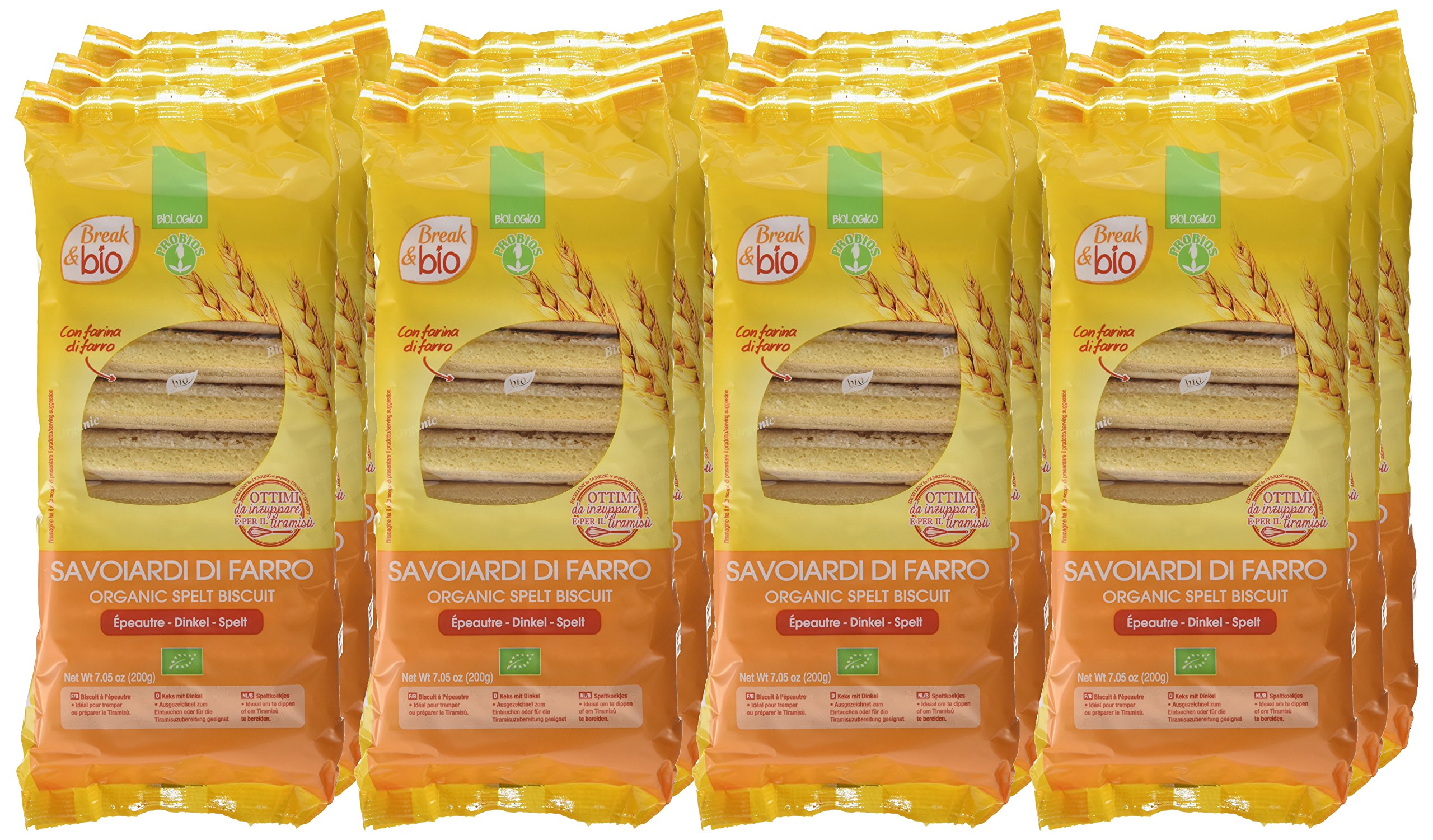 Probios Break&Bio Galletas con Espelta - 12 paquetes
