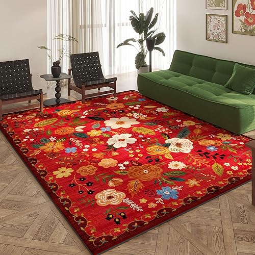 Miniatura 42 de Rugcomf Alfombra Pasillera para Pasillos Alfombra de Cocina Antideslizante 2'6''x8' Alfombras Lavables con Respaldo de Goma Alfombra Pasillera