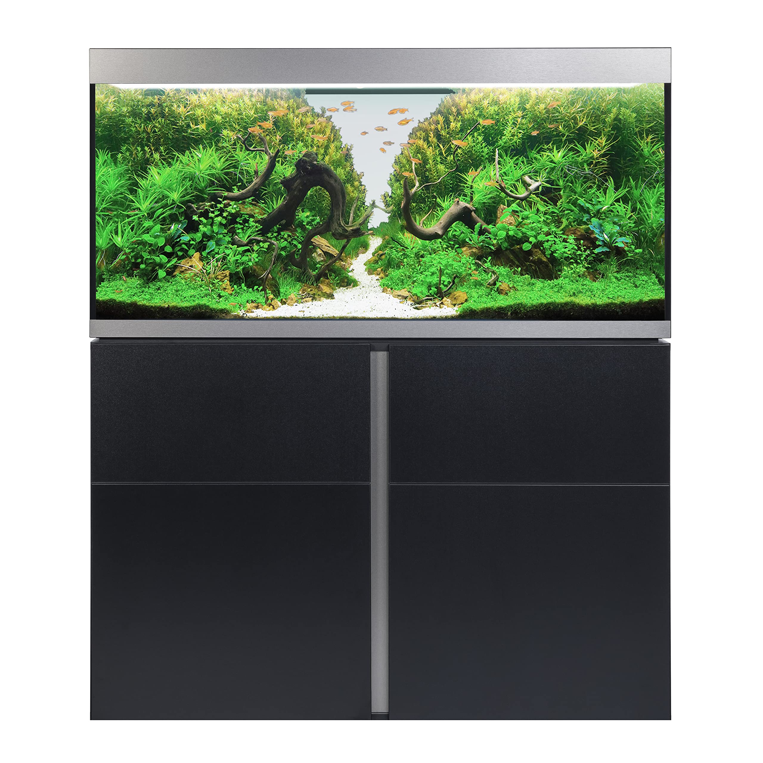Siena 330 Aquarienkombination bestehend aus Aquarium 332L und Schrank in Schwarz