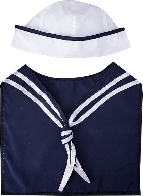 Smiffys Sailor Scarf & Hat