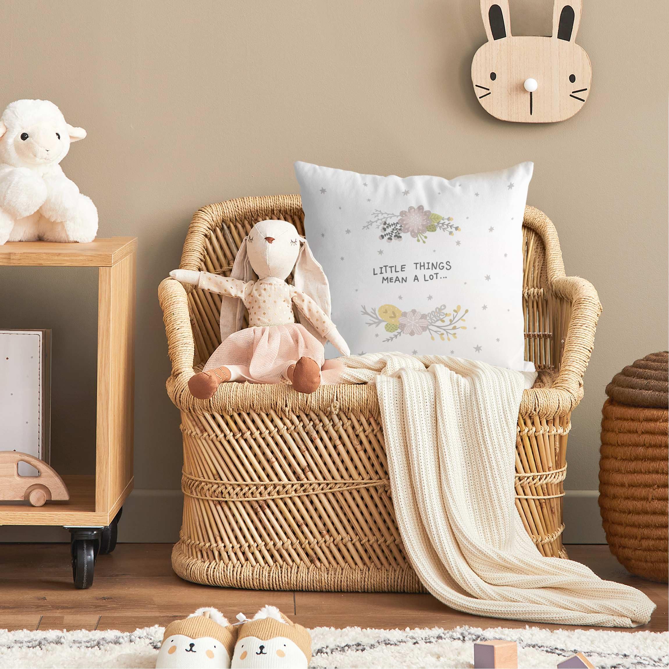 Deko Kissenhülle draußen/Outdoor waschbar Sprüche ohne Füllung Zierkissen - Made in Germany - Design Bezug grau Sofakissen Illustration Outdoor Sofa Bett 1511